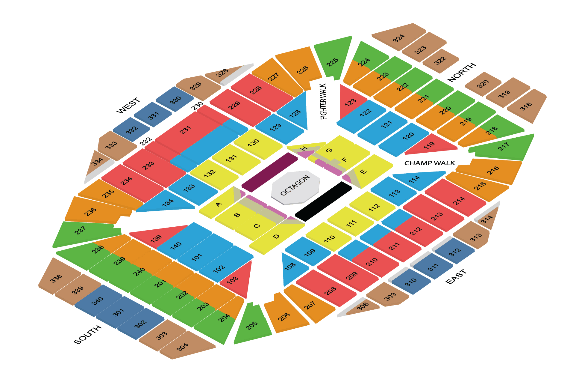 Singapore National Stadium Seating Plan