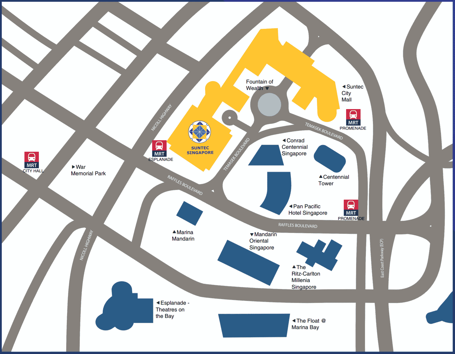 Suntec Convention Centre Map