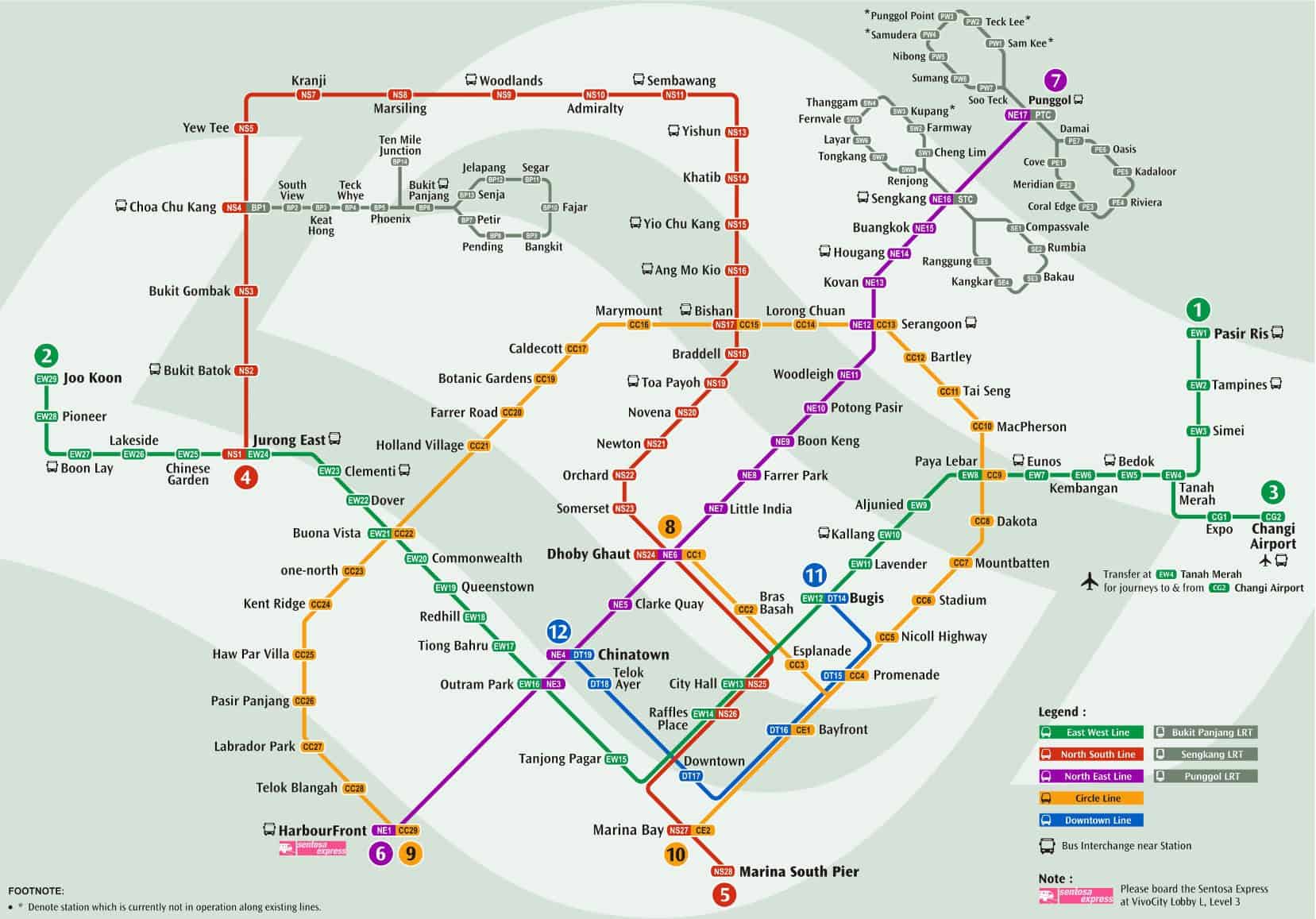 map for mrt singapore